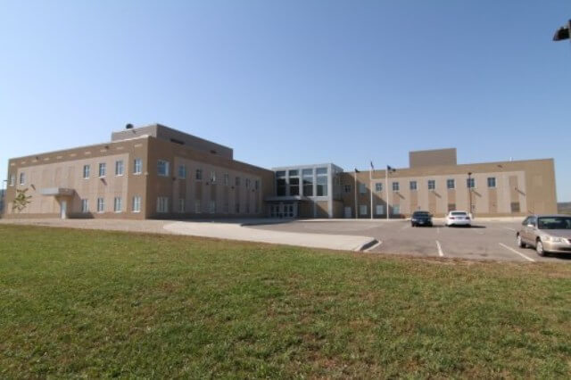 Wabasha County Justice Center em Minnesota/EUA (imagem: Wells Concrete)